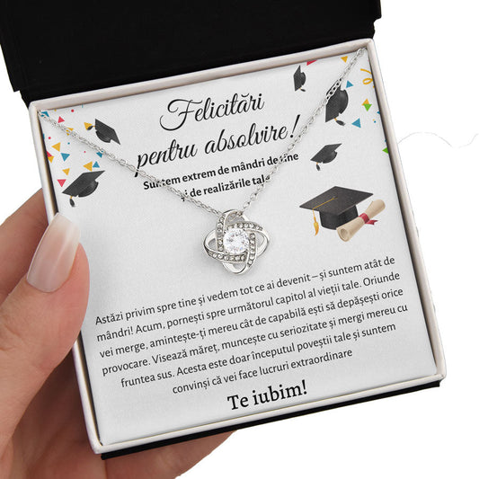 Cadou Absolvire Fete - Colier Love Knot Mandri