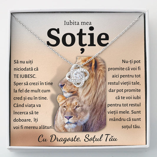 Cadou Sotie - Colier Love Knot Lei