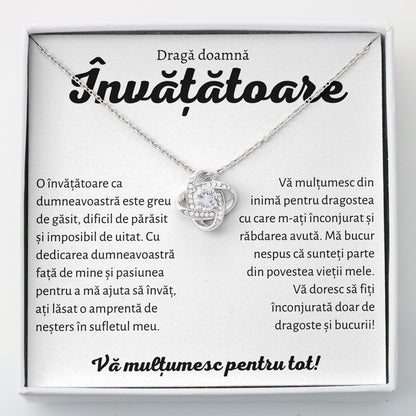 Cadou Invatatoare Sing - Colier Love Knot