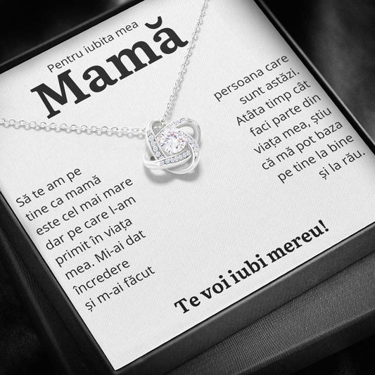 Cadou Mama - Colier Love Knot - Incredere