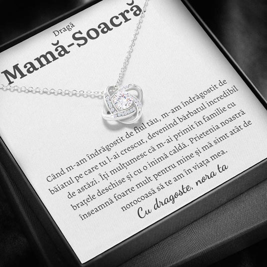 Cadou Mama Soacra - Colier Love Knot