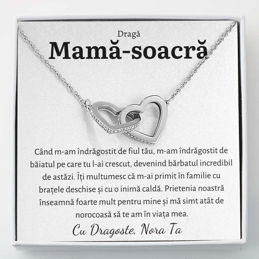 Cadou Mama-Soacra - Colier Inimi Nora