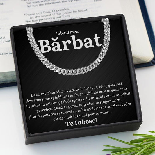 Cadou Barbat - Colier Eternal Link Inceput