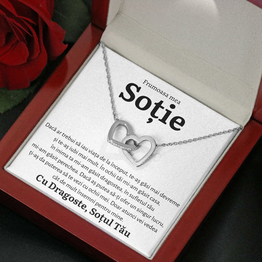 Cadou Sotie LUX - Colier Inimi Inceput