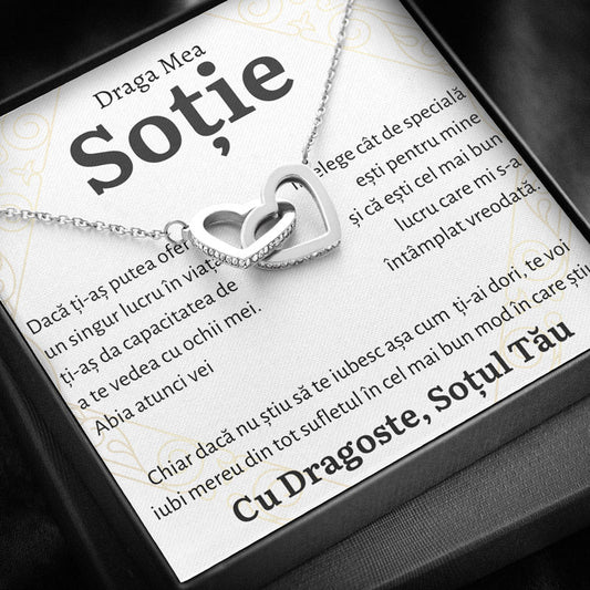 Cadou Sotie - Colier Inimi Mereu